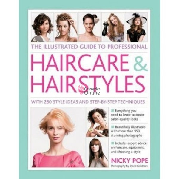 Carte pentru coafor Haircare & Hairstyles medie Green